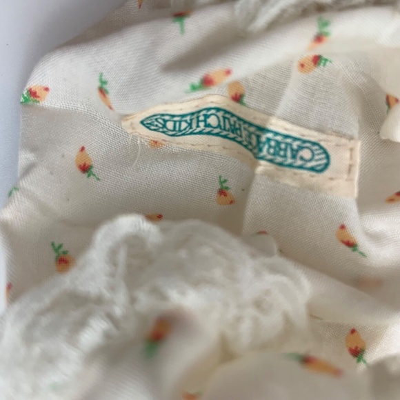 Vintage COLECO Cabbage Patch Kids Original Floral Lace Dress - Picture 8 of 12
